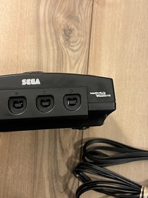 Sega Dreamcast Sega Sports Edition Black Console w/ Controller Cables Tested