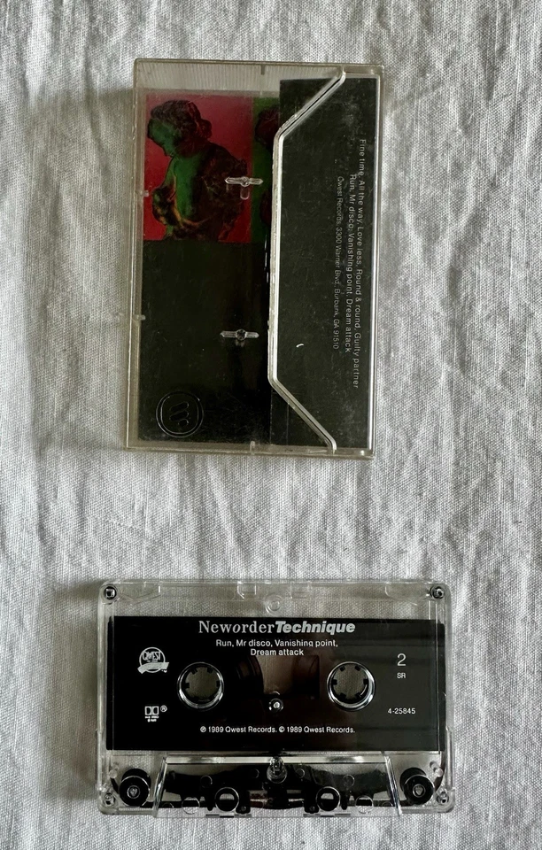New Order Technique (1989, Audio Cassette, Qwest Records) Foto 2 de 2