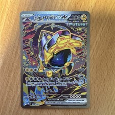 Pokémon Iron Hands EX 154/131 Prismatic Evolutions Sir NM Pack Fresh Condition 