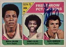Click to enlarge ABA Free Throw Pct. Leaders (Mack Calvin / James Silas / Dave Robisch)