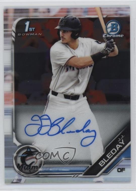 2019 Bowman Draft Chrome Draft Pick Auto JJ Bleday #CDA-JJB Auto 4f5