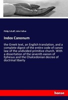 Index Canonum John Fulton