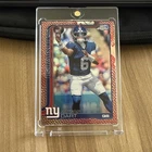 2025 Topps Chrome Football NFL Jaxson Dart Leather Refractor RC 25/50!!!