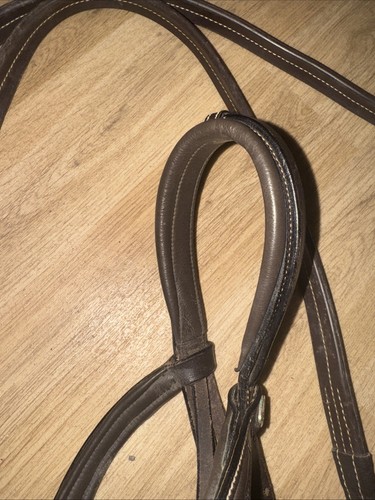 Rhinegold Full Fancy Stitch Bridle & Rubber Reins - Picture 9 of 11