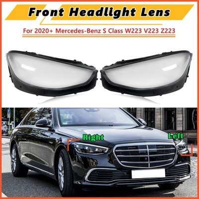 Headlamp Lens Cover For Mercedes-Benz W223 S CLASS S400 S500 S580 2020-2023