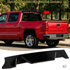 Gloss Black Rear Cab Roof Spoiler For 2014-2018 Silverado 1500 Sierra 1500 (4dr)