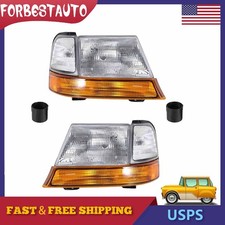 For 1998-2000 Ford Ranger Headlights Wcorner Lights Amber Signal 6pc Lhrh Us For 1998-2000 Ford Ranger Headlights Wcorner Lights Amber Signal 6pc Lhrh Us
