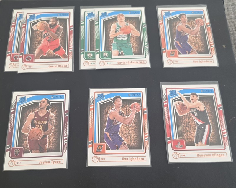 2024-25 Panini Donruss Optic Basketball Rated Rookie 17 Cards Lot