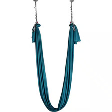 Aerial Silk Yoga Swing, 11 Yards, Nylon Hammock Kit with Full Rigging and Guide,