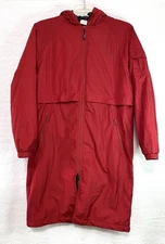 Sporti Swim Parka Comfort Fleece Lined Adult Unisex Small Red/Gray lining