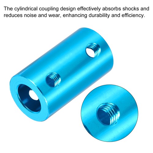 Giunto vite 8mm L25x14mm blu 5pz  - Foto 4 di 6