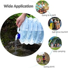 Tanica Per Acqua 50L Con Rubinetto - Grado Alimentare, Per Campeggio E Escursionismo | Materiale Resistente - Foto 9