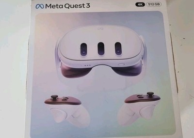 Meta Quest 3 512 GB VR Headset Weiß gebraucht OVP inkl. Controller
