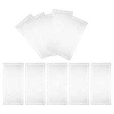  10pcs Acrylic Crochet Bag Bottoms Base 2mm Rectangle Purse Shaper Clear Weaving