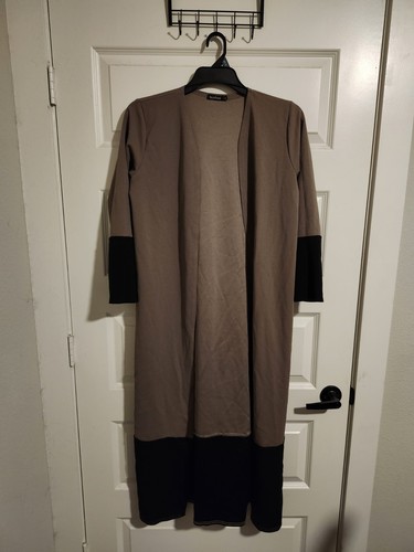 boohoo Color Block Long Sleeves Kimono Size Medium