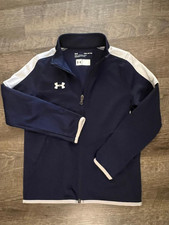 Under Armour- Youth Girls or Boys- Full Zip Jacket-Navy Blue- YSM