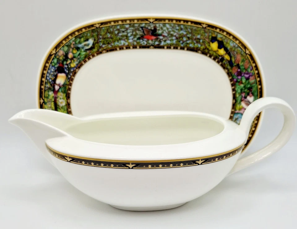 Villeroy & Boch Heinrich Vie Sauvage salsiera ciotola per salsa con base piastra - Immagine 3 di 4