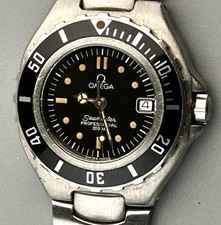 OMEGA Seamaster Professional 200M Quartz Black Dial Watch
