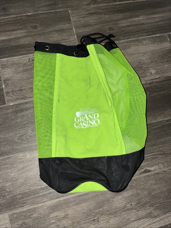 Grand Casino Duffel Bay Lime, Green..  Trimmed And Black