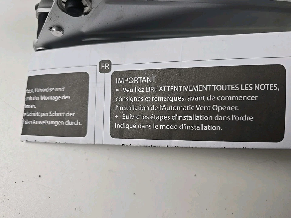 Palram 701338 Abridor Automático Ventilación Techo Completo Nuevo Caja Abierta Foto 3 de 4