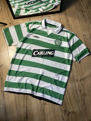 【即購入⭕】セルティック ユニフォーム UMBRO Celtic FC CELTIC 2004 2005 AWAY FOOTBALL SHIRT SOCCER JERSEY UMBRO sz L #7 ウェア