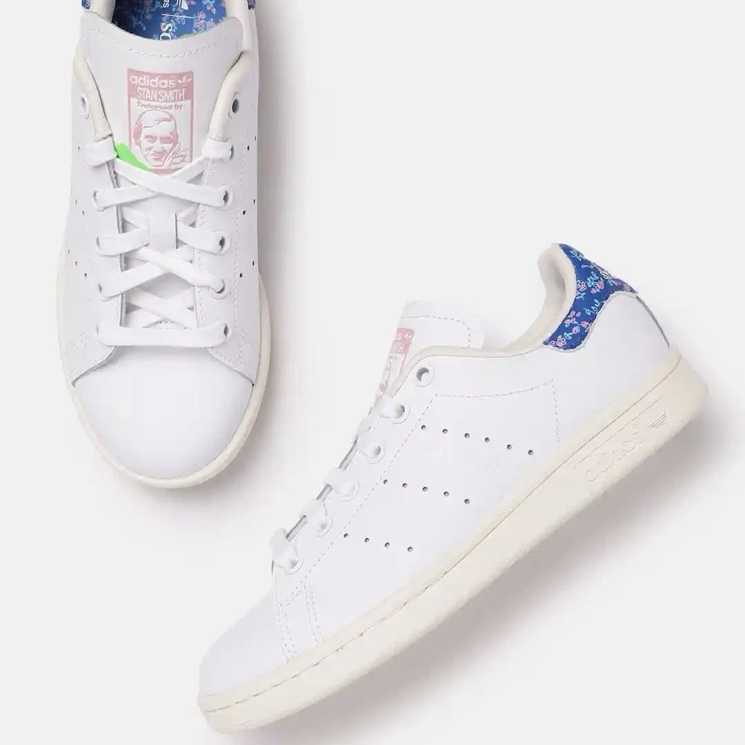 Adidas Originals Stan Smith Women's Athletic Shoe White Footwear Sneaker #533