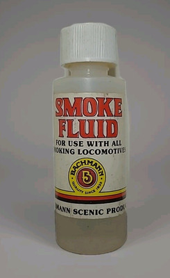 Vtg Bachmann Smoke Fluid For All Smoking Locomotives Steam Engines 2.5 Oz # 2293