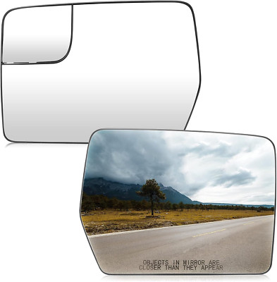 Left & Right Side Power Heated Convex Mirror Glass Fits for Ford F-150 2011 2012