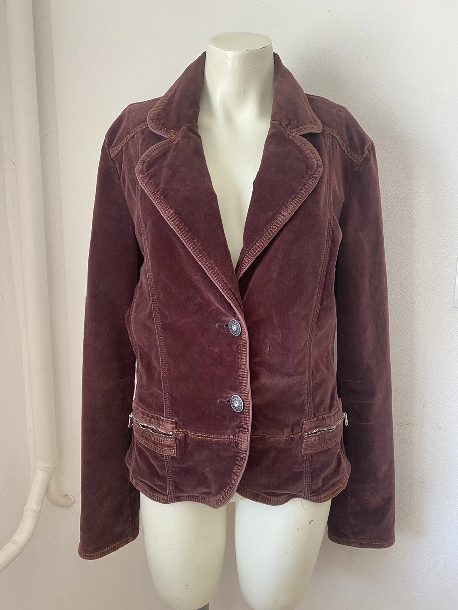 Guess top velvet jacket
