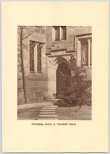1929 Yale Banner & Pot Pourri ORIGINAL PAGE Winthrop Center Branford Court