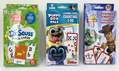 Dr. Seuss ABC's, Counting from 1 to 20,Toy Story Make a match NEW