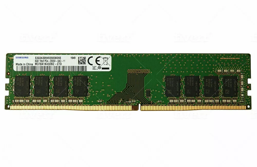 Vil have Forskellige respekt Samsung DDR4 8GB 2666MHz PC4-2666V-UA2-11 1Rx8 Memory RAM M378A1K43CB2-CTD Card | eBay Vil have Forskellige respekt Samsung DDR4 8GB 2666MHz PC4-2666V-UA2-11 1Rx8 Memory RAM M378A1K43CB2-CTD Card | eBay