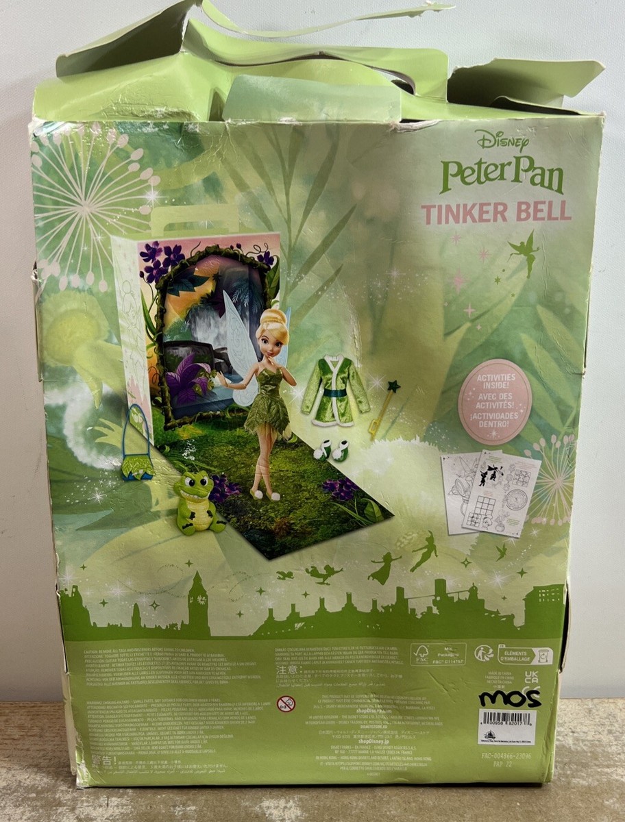 Disney Peter Pan Tinker Bell Story Doll 11” NEW Damaged Open Box