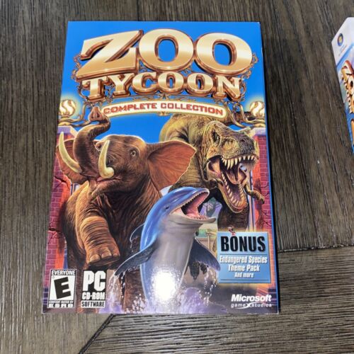 Zoo Tycoon: Complete Collection (PC, 2003) With Box