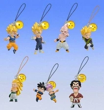 BANDAI GASHAPON DRAGONBALL Z DB STRAP FIGURE SET DB5 set of 7 Part 5 Dragon Ball
