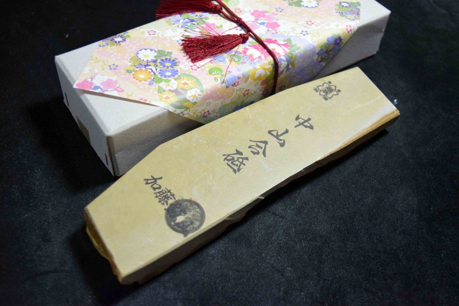 Piedra de afilar natural japonesa Shohonyama Nakayama Kiita 429g para maquini...