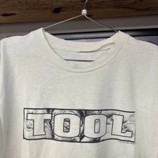 1999 Tool Band T Shirt Logo White Color All Size S To 5XL