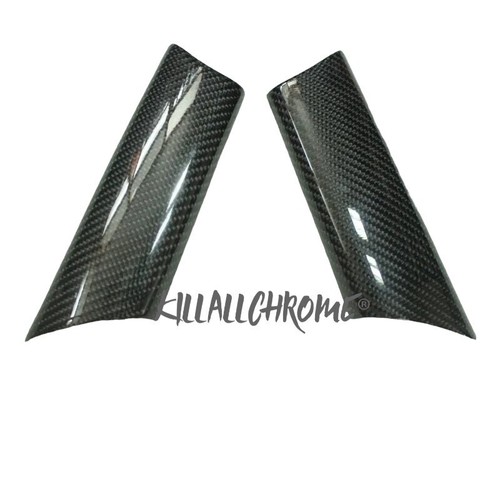 MINI R55 R56 R57 R58 R59 Genuine Carbon Fibre Interior Door Handle Covers JCW - Afbeelding 2 van 3