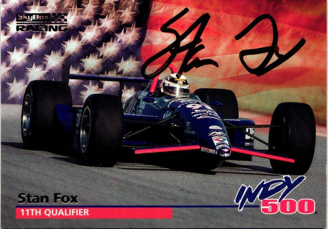 1996 Skybox Racing #20 STAN FOX Signed Autographed | eBay