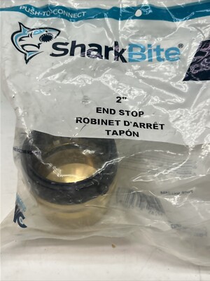 3pc SharkBite UXL0454 Brass End Stop 2'' in | NEW | USA Seller