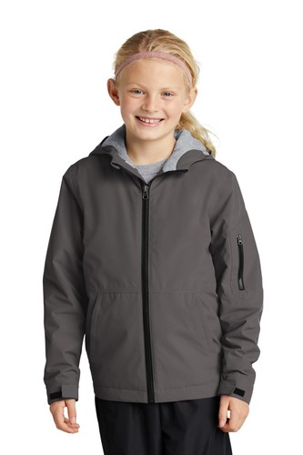 Sport-Tek YST56 Youth 100% Polyester Long Sleeve Waterproof Insulated Jacket - Picture 20 of 38