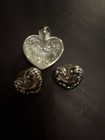 VTG silver pendant necklace and earrings — photo 3