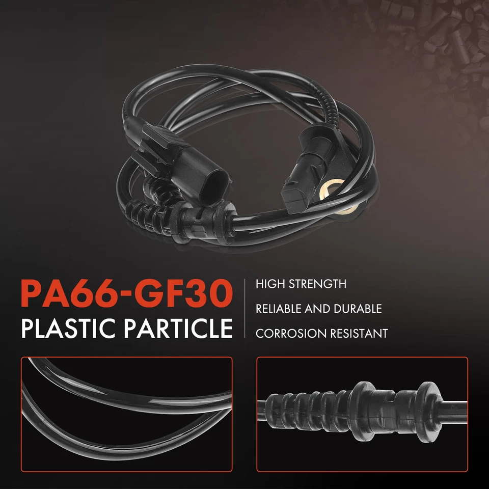 Sensor de velocidad de rueda ABS delantero y trasero 4 piezas para Mercedes-Benz CLS55 AMG E55 AMG E280 Foto 4 de 4