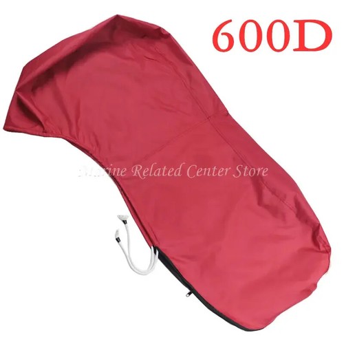 600D 15-20hp Full Outboard Boat Motor Engine Cover Dust Rain Protection Red - Imagen 2 de 10