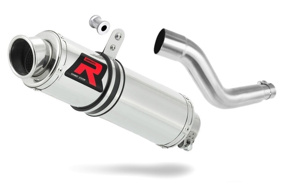 Suzuki GSX-S 1000 / 1000 GT / 950 2021 - 2024 Terminale di Scarico Marmitta Silenziatore HP8 NERO + dB killer DOMINATOR sistema di scarico