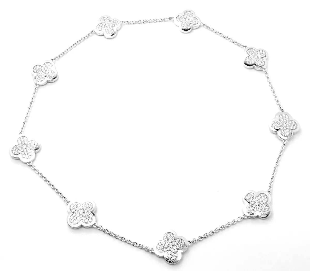Pure white gold necklace clearance
