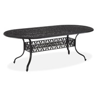Home Styles Floral Blossom Oval Patio Dining Table on sale Home Styles Floral Blossom Oval Patio Dining Table on sale