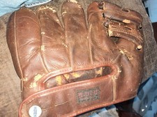 Vintage HUTCH Softball Glove 1950's Right Handed 331 Made In Cincinnati U.S.A