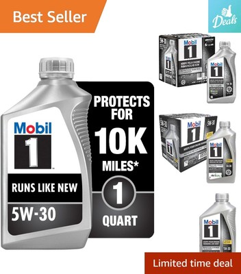 Advanced Full Synthetic Motor Oil 5W-30 - Protects, Extends Engine Life - 6-pack