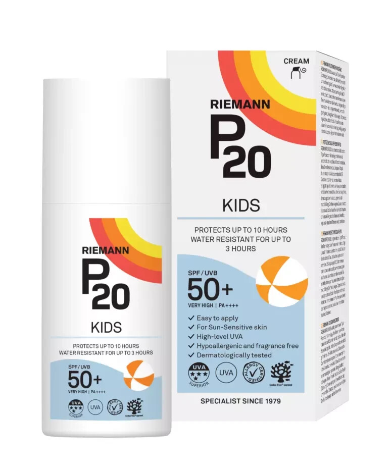 Riemann P20 Kids SPF50+ Sun Sensitive Skin Protection High Level UVA Cream 200ml